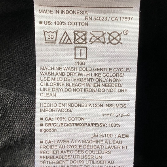 NWT Old Navy Women High Waisted Crinkle Gauze Wide Leg Pants M Black 100% Cotton - Picture 10 of 11